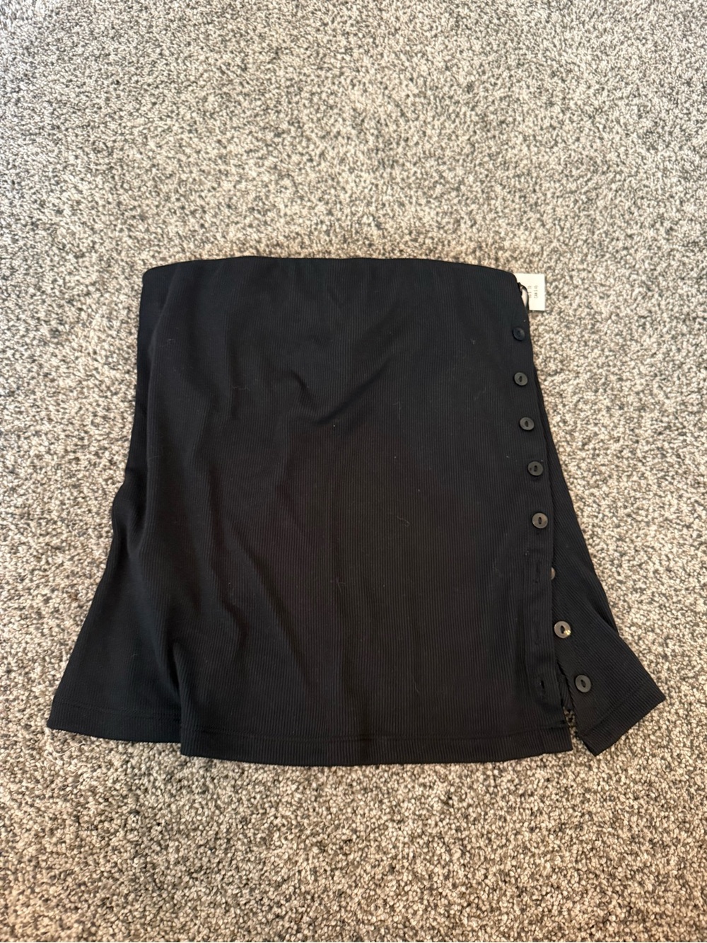 Black Abercrombie Tube Top | Ribbed